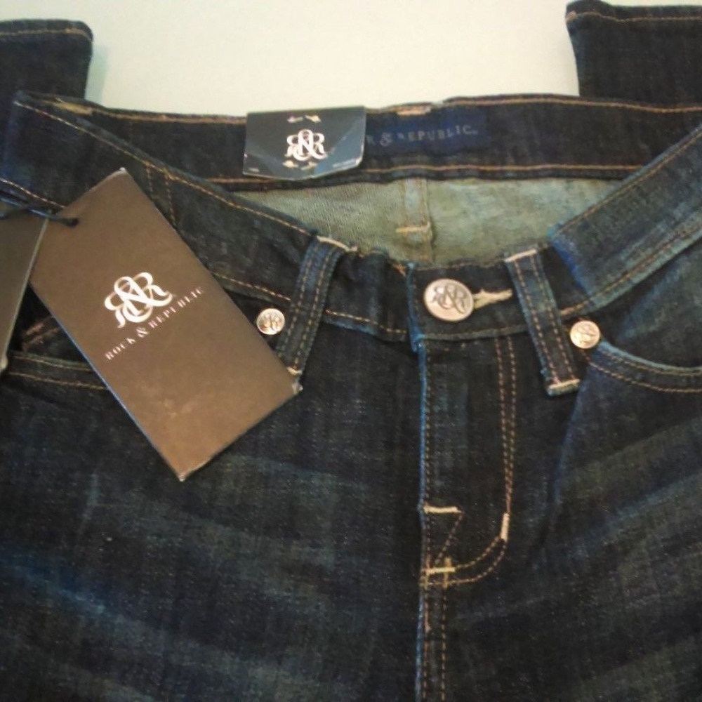 Rock & Republic Jeans Kasandra Bootcut Rhinestones